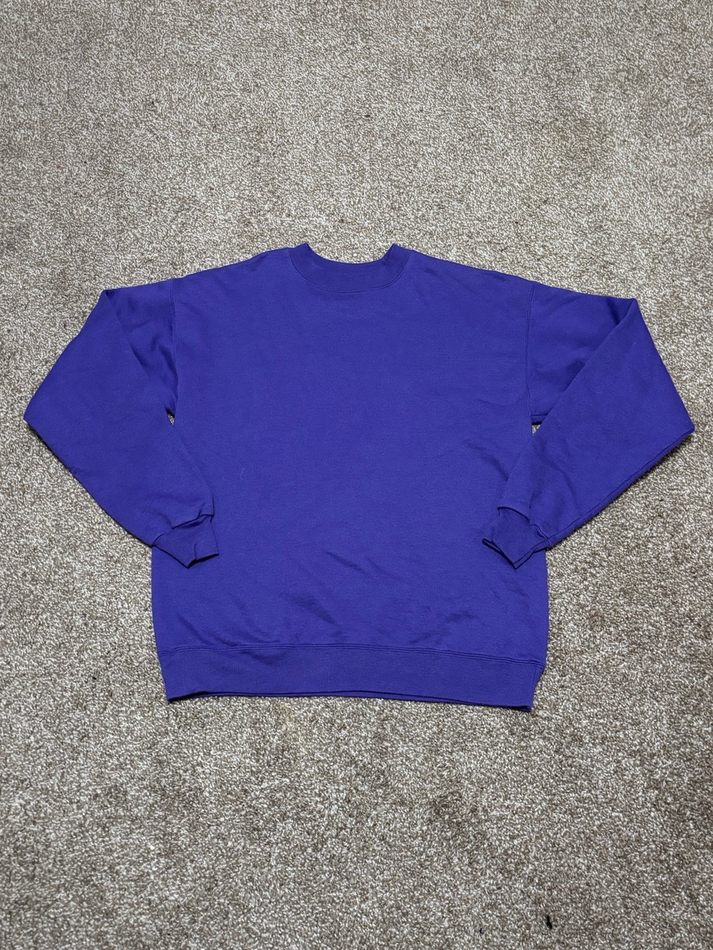 Hanes Men's Crewneck Sweater - Purple